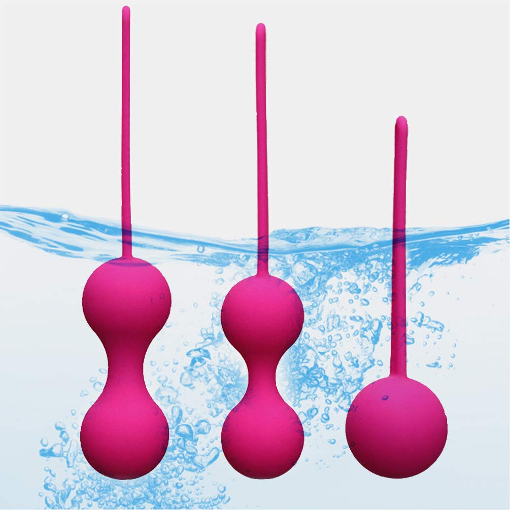 Kegel Balls Exercise Weighted for Women，3 Weights Training Kits Tightening-Ben wa Balls for Beginners & Advanced Pelvic Floor Tightening & Strengthen Bladder Control