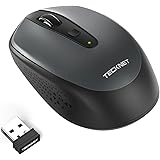 TeckNet Omni Mini 2.4G Wireless Mouse, 18 Month Battery Life, 3 Adjustable DPI Levels: 2000/1500/1000dPi, Nano Receiver