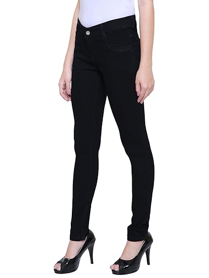 womens black jeans below 500