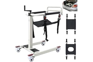 ITULCYO Patient Lift Transfer Chair，Wheelchair Lift for Car,Patient Lift Transfer Chair for Home,Patient Lift Chair Tool Less Patient Lift Transfer Chair for Car,Transfer Chair for Patient(Load 275LB