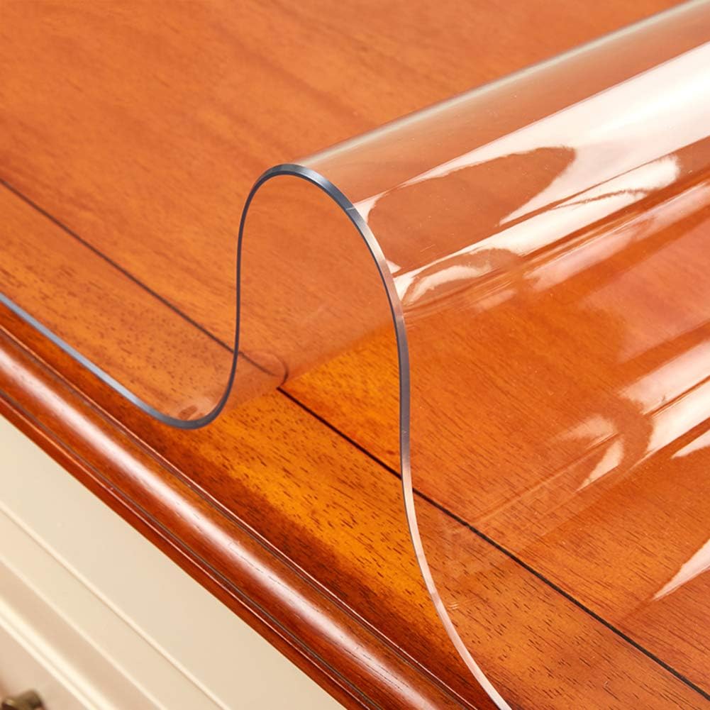 Be&xn Transparenter PVCTischProtektor, Heavy Duty Nonslip Table Top