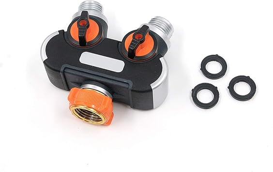 Amazon Com Antrader 2 Way Garden Hose Splitter Upgraded Heavy
