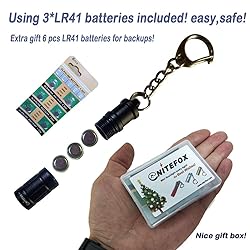 Nitefox e1 Smallest Super Tiny Keychain Flashlight
