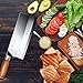Vegetable Meat Cleaver Knife - 8 Professional Chinese Cleaver and Butcher Knife - 4CR14 HC Stainless Steel Kitchen Knife with Ergonomic Pakkawood Handle - Gift Box Included