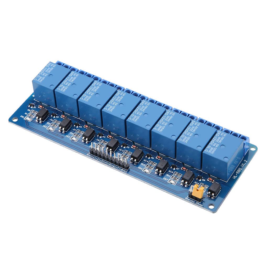 8 Channel Relay Module,Low Level Trigger Relay Module With Optocoupler(12V), relay
