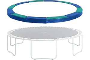 Machrus Upper Bounce Trampoline Replacement Safety Pad 6FT - 16FT Round-Trampolines Spring Cover PVC Trampoline Skirt