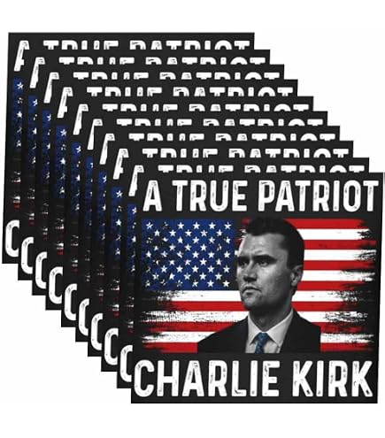 thumbnail image 2 of Charlie Kirk Turning Point USA 3” Vinyl Sticker Decal – Made In USA, For Windows 2 of 6