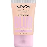 NYX PROFESSIONAL MAKEUP Bare With Me Blur Skin Tint Foundation Make Up with Matcha, Glycerin &amp; Niacinamide - Fair