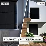 Lifetree Blackout Window Film 100% Privacy 44.5x400cm Glue-Free view 6