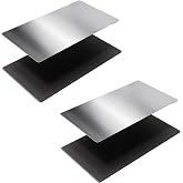 2Pcs 164x90mm Build Plate for Anycubic Photon Mono 4/Mono4 Ultra 3D Printer | Magnetic Flexible Steel Plate&amp;Base,Built-in Handle,Textured High-Adhesion 3D Printer Flex Plate for Easy Print Removal