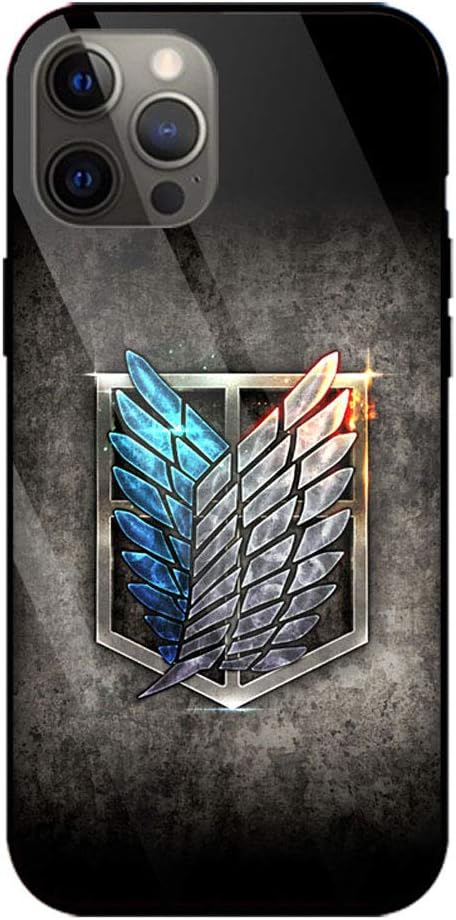 Amazon Co Jp 進撃の巨人 Attack On Titan スマートフォン ケース 強化ガラスケース 鏡面ガラス ハードケース 耐衝撃 携帯電話ケース Iphone12 Mini Iphone 12 12mini 携帯カバー スマホケース アニメ アイフォン 10 ホビー