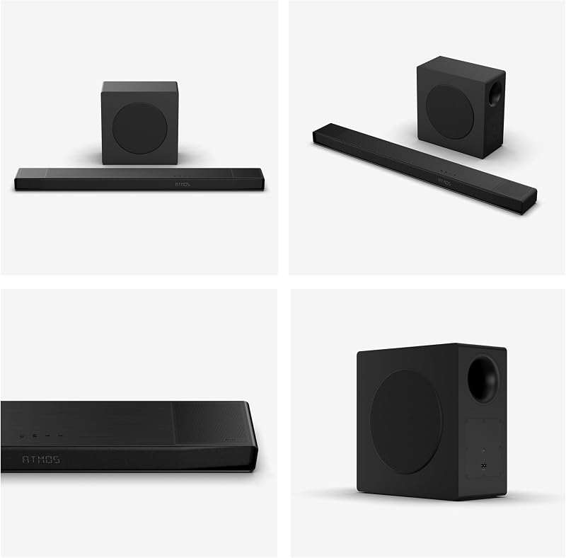 AX3120Q Soundbar, 3.1.2, 2 altoparlanti anteriori, Hi-Concerto, Dolby Atmos, DTS:X, Subwoofer True Wireless, Bluetooth, HDMI, USB, Ingresso Audio ottico