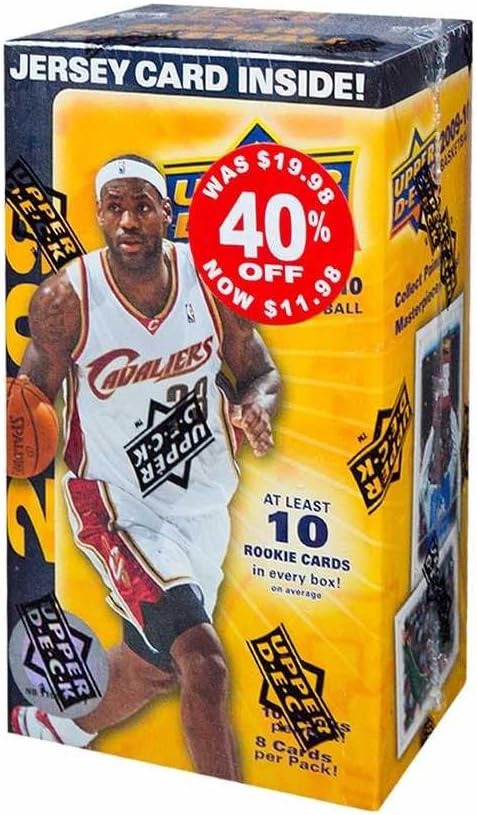 2009-10 Upper Deck Basketball 10ct Blaster Box