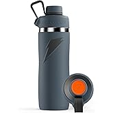 Gatorade 'Overtime' 32oz Stainless Steel Water Bottle, Twist Cap, Grey