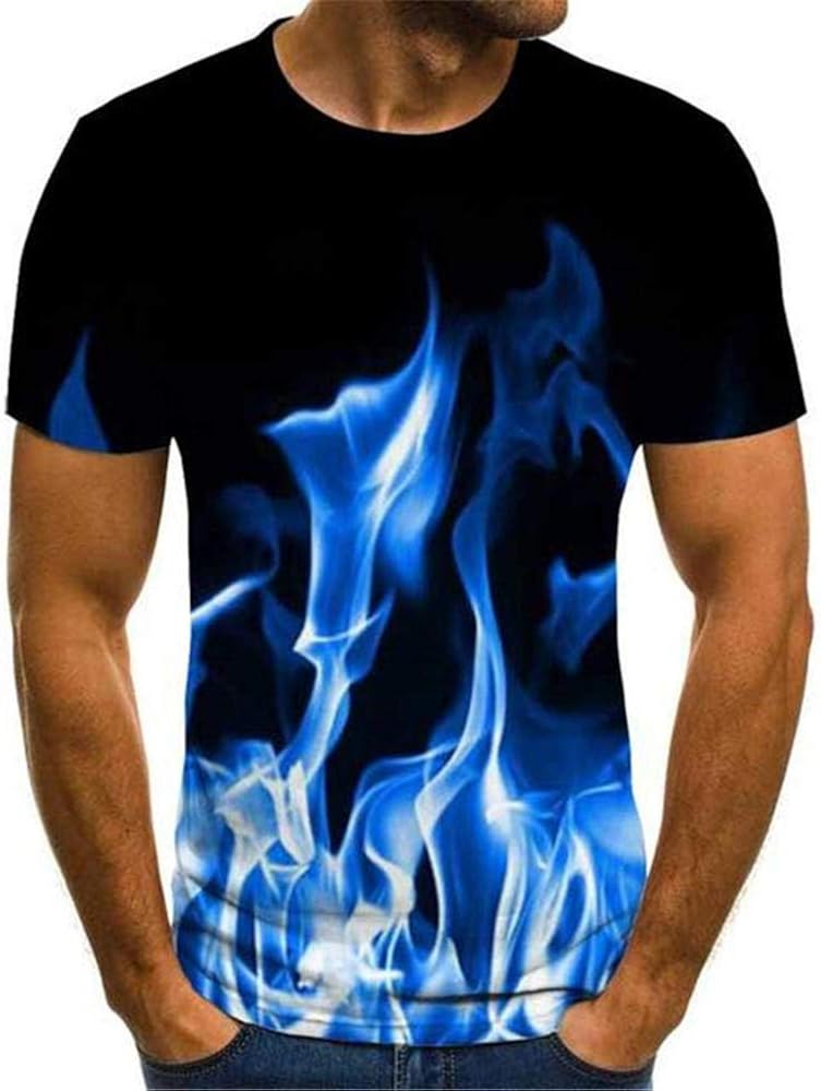 BGRFT T Shirts for Men 3D Printed,Men's 3D TShirt,Men's 3D TShirt Printed Summer T