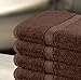 Utopia Towels 30x56 Inches Luxury Cotton Bath Towels, 4 Pack, Brown