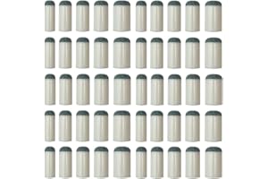 Cue Tips Replacements, Wanfoou 50 Pcs Billiard Cue Tips Replacement Bulk, Pool Cue Tips Slip-On Assorted 5 Sizes Billiard Cue