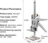Eidoct 2 Pack Metal Labor Saving Arm Jack 880LB Cabinet Door Window Lifter view 2