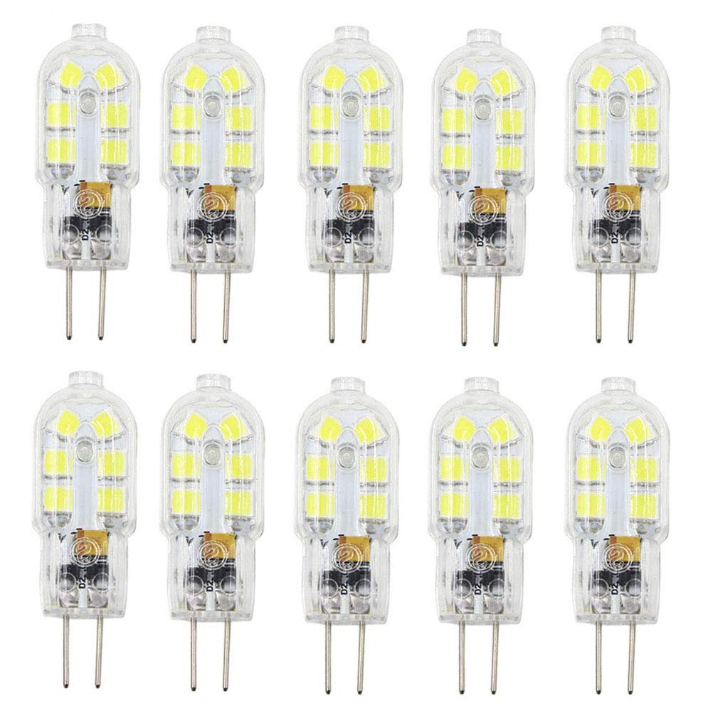 Dayker G4 LED Light Bulb 2W Jc Type Bipin Base 15W Halogen Replacement