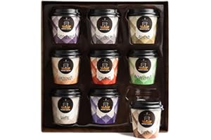 TILZ COLLECTION Coffee Gifts - Instant Coffee Gift Set For Men, 9 Flavoured, Coffee Lover Gifts |Coffee Gifts For Women, Men |Coffee Sampler Gift Set |Coffee Hamper Gifts |Gifts For Men & Women