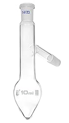Distilling Flask, 10ml - 14/23 Joint & Side Socket