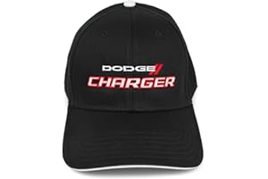 HEM HIGH-END MOTORSPORTS Black Cotton Twill Hat Cap for Dodge Charger