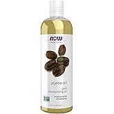 NOW Foods Solutions, Jojoba Oil, 100% Pure Moisturizing, Multi-Purpose Oil for Face, Hair and Body, 16-Ounce