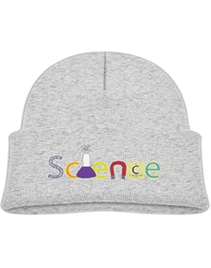 Kids Funny Science Funny Text Design Casual Flexible Winter Knit Hats/Ski Cap/Beanie/Skully Hat Cap