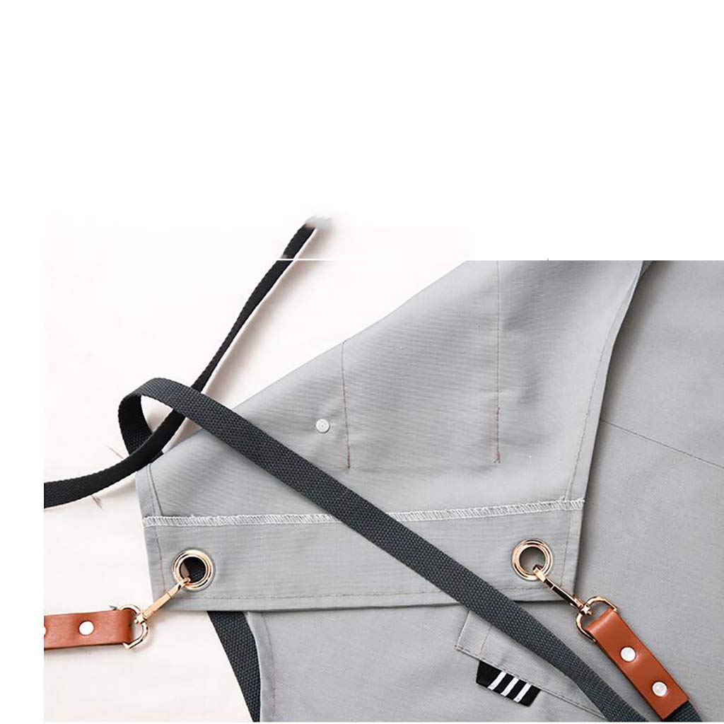 klh sjk cjj canvas schurze kreuz riemen atmungsaktive mit pocket gartenwerkzeuge latzchen fur friseur florist coffee shop a 60x80cm 24x31inch garten schutzkleidung zubehor nappipaja fi