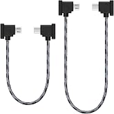1FT+0.5FT(2 pack) Micro to USB C Remote Controller Cable for IPhone 17/16/16e/15 Pro Max, DJI Mavic Mini SE, Mavic 2 Pro/Zoom/Air, Mavic Pro, Spark, DJI Drone to Tablet Cable OTG Data Cord Accessories