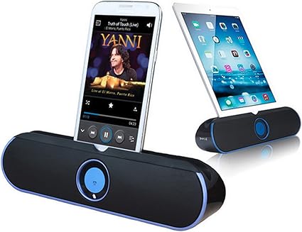 blue tube speakers amazon