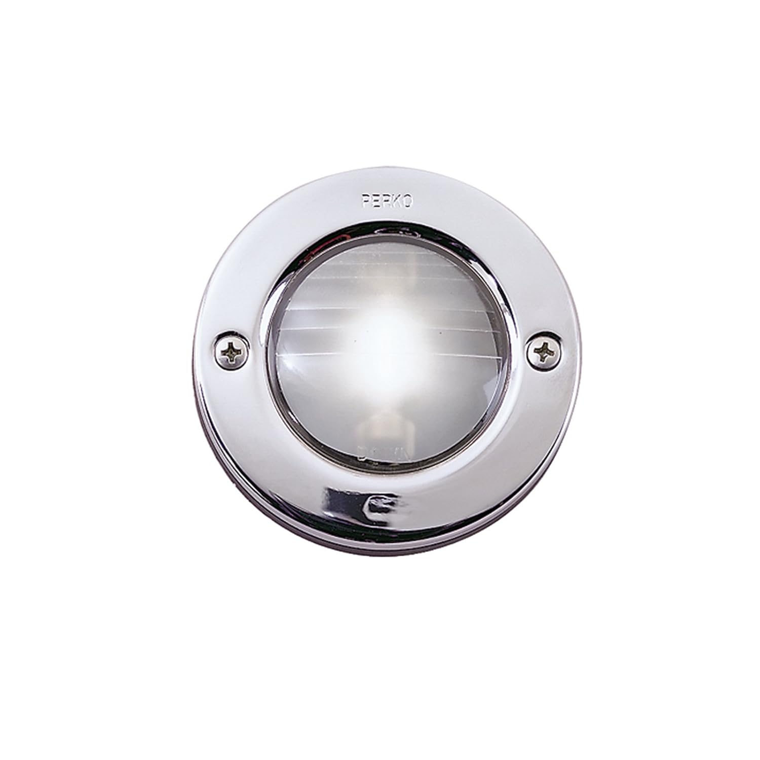 Perko 1146DP112V 12V Reduced Glare Cockpit Light Boating Chrome