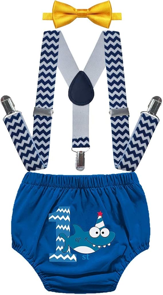 baby shark 1st birthday outfit boy