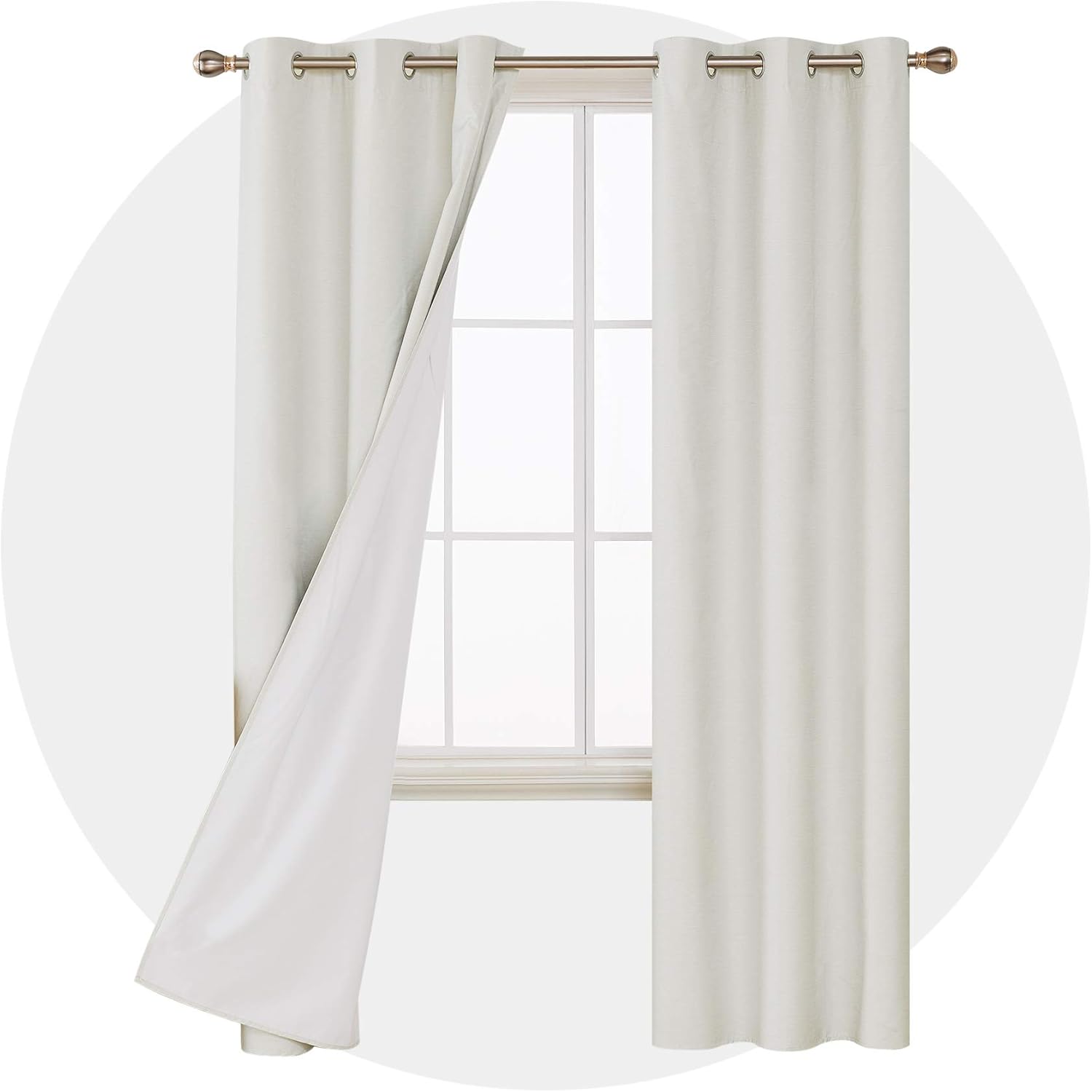 Amazon Com Deconovo Total Blackout Curtains Room Darkening Sun