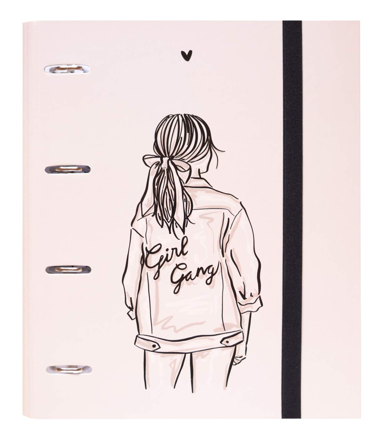 Grupo Erik 4 Ring Binder A4 - Ana Marin | 10.6 x 12.6 inches - 27 x 32 cm - A4 Ring Binder Folder, Document Folder | Cute Stationery Gifts