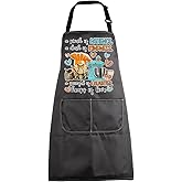 MBMSO Baking Aprons for Women Baking Gifts for Bakers Bakery Apron Home Kitchen Apron for Cooking Grilling Pastry Chef Gifts