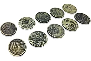 Norse Foundry Dragon Variety Pack (Set of 10) (Metal Plated Novelty) Adventure Coins for RPGs / LARP | DND Pathfinder Live Action Role-Playing Games