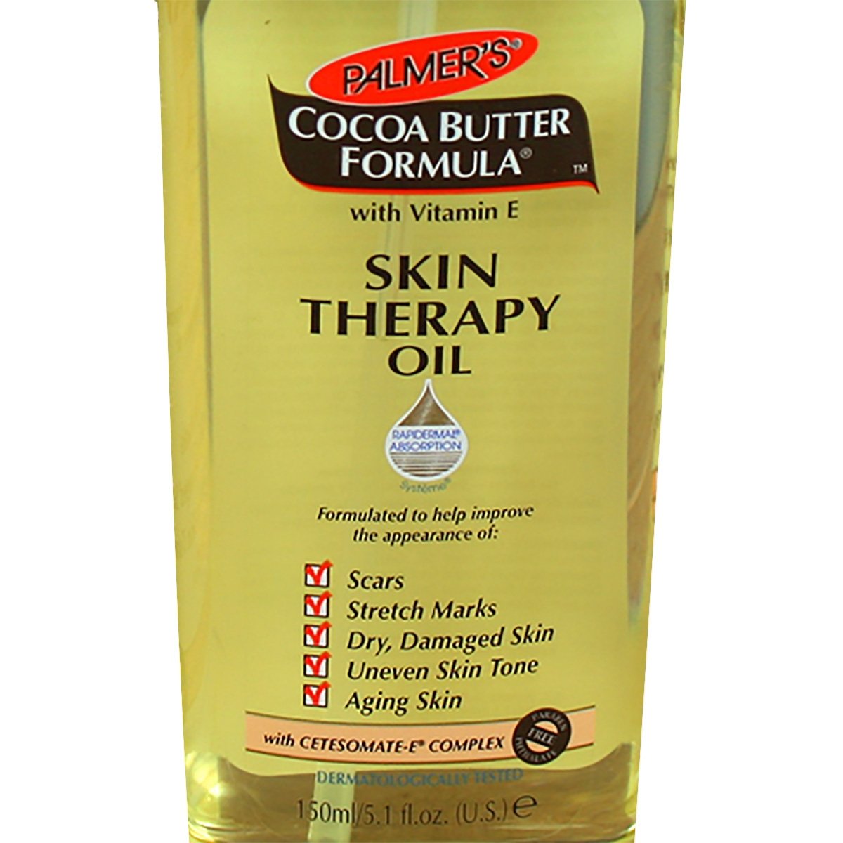 Amazon Com Palmer S Cocoa Butter Formula Skin Therapy Moisturizing Body Oil With Vitamin E 5 1 Ounces Body Oils Beauty