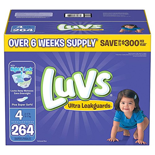 Branded Luvs Ultra Leakguards Diapers Diaper Size Size 4 264 Ct
