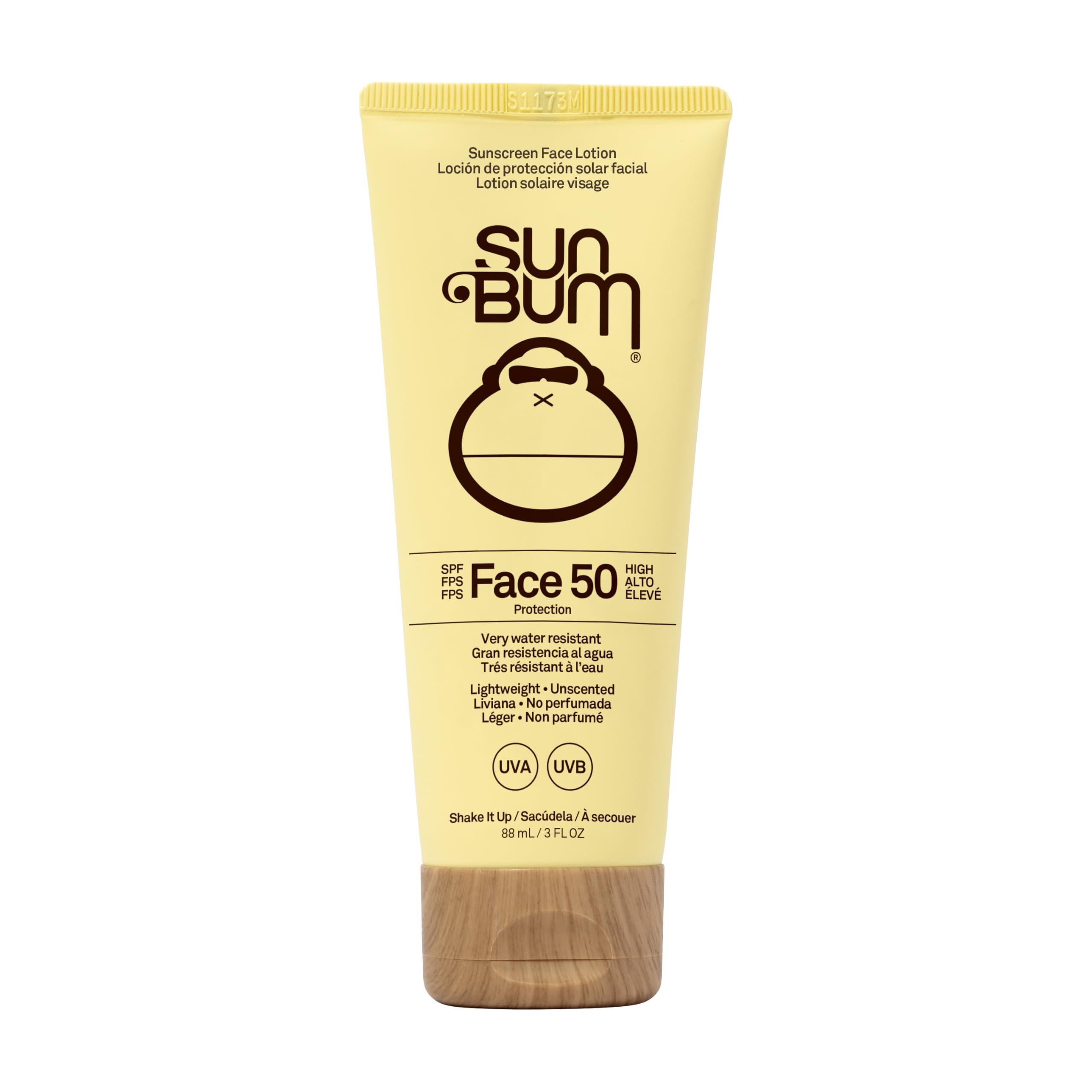 Sun Bum Original SPF 50 Sun Cream Face Lotion, Moisturizing Daily SPF with Vitamin E,Vegan and Reef Friendly, Broad Spectrum UVA/UVB Protection, 88ml