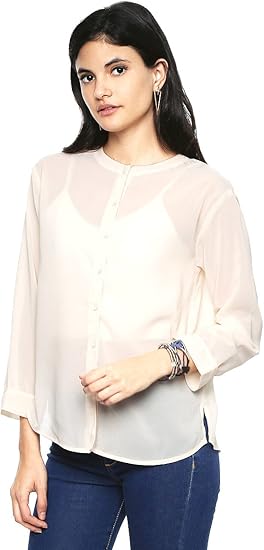 FOREVER 21 Blusa Beige Blusa para Mujer Beige Talla 38: Amazon.com.mx:  Ropa, Zapatos y Accesorios