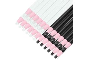 MECCANIXITY 24PCS Peel-Off Grease Pencils, Color China Markers for Glass Metal Plastic Paper, Non-Sharpening Wax Pencils for 
