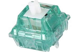 ZugGear Silent T1 Tactile Switch Shrimp 67g Gold Plated Spring 5 Pins Silent Tactility Keyswitch for DIY Mechanical Keyboards (20pcs, DUROCK Silent T1 67g)