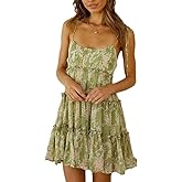 Yazinie Floral Dress for Women Cute Summer Dresses for Women 2026 Flower Dresses Mini Dress