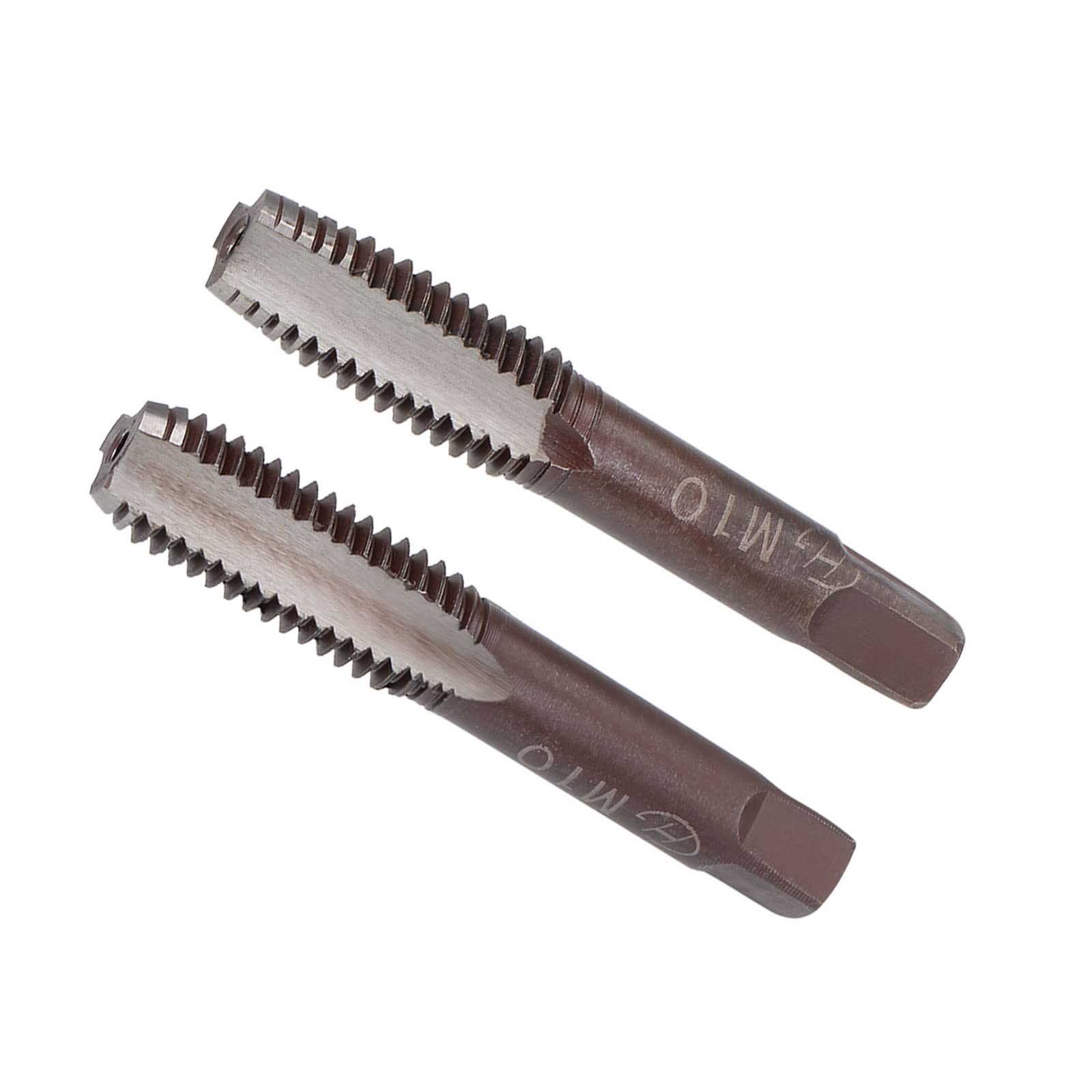 CoCud Hand Threading Taps, M10 x 1.5 Thread, Metric Alloy Tool Steel Screw Tapping Taper Bottom Tap - (Applications: for Machine Thread Repair), 1-Pair