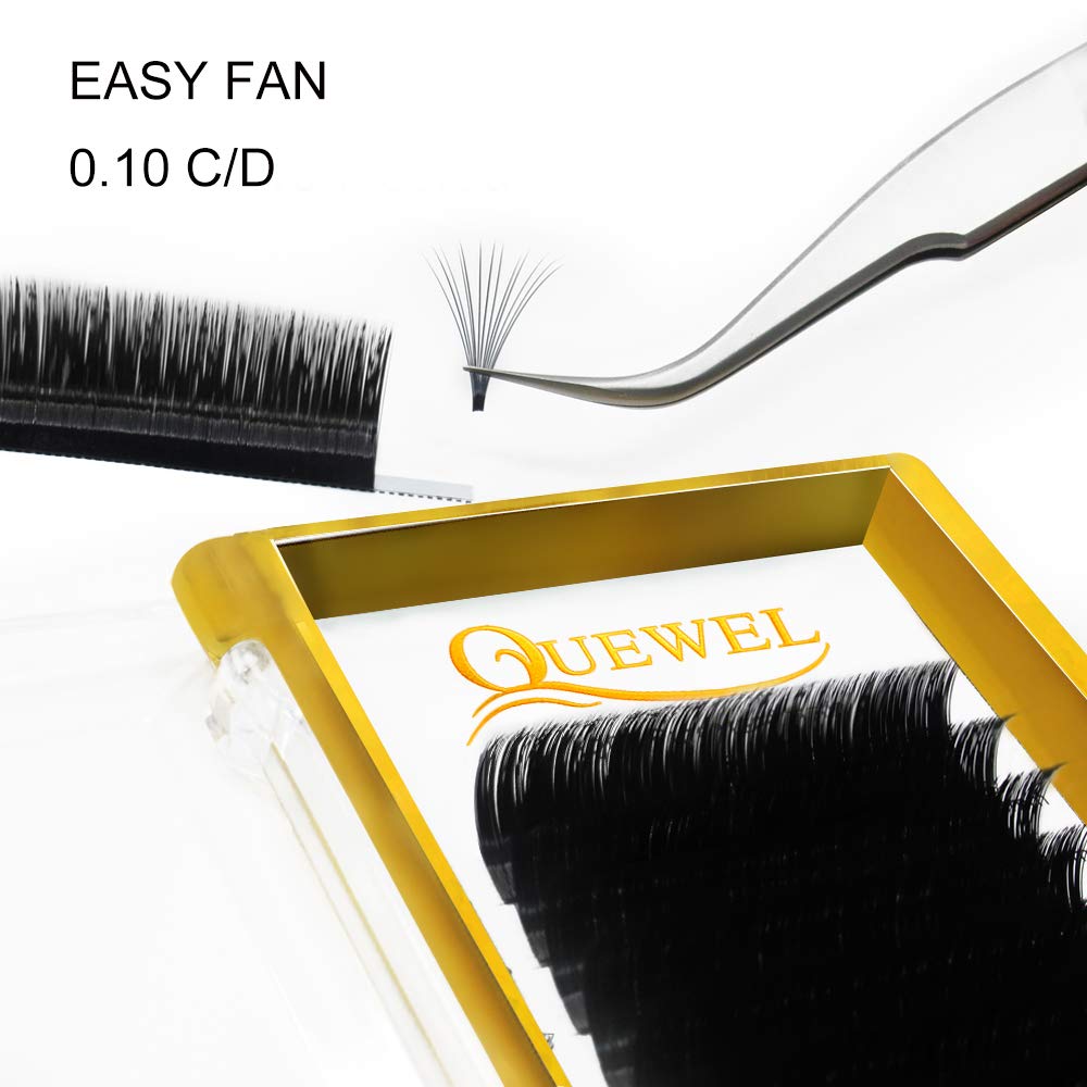 Volume Eyelash Extensions Thickness 0.10 D Curl 8mm Premade Fans 2D 3D 4D 5D 6D 20D Easy Fan Lash Self Fanning|Optinal Thickness 0.05/0.07/0.10/0.12 C/D Curl Single 8-18mm Mix 8-15mm|