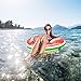 Sakiyr 46 Inch Giant Watermelon Pool Float Summer Outdoor Inflatable Swimming Pool Party Decoration Toys for Adults & Kids With Rapid Valves