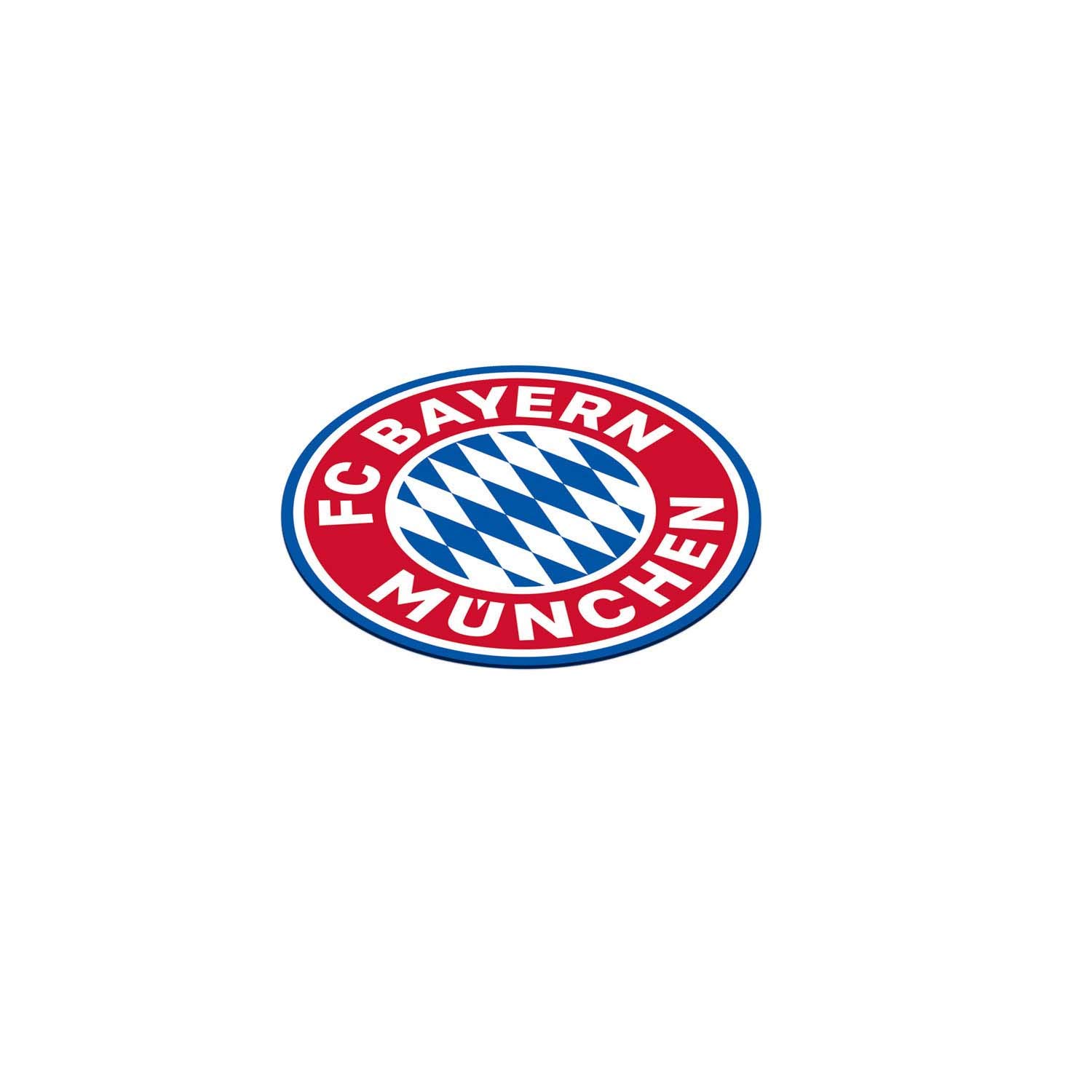 amscan 9906510 FC Bayern Munich Beer Mats, Set of 12, Diameter 10.7 cm, Paper Coasters for Glasses or Cups, Fan Club, Football, Party