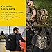 CVLIFE Outdoor Tactical Backpack Military Rucksacks for Camping Hiking Water Resitant Combat Medium Packs 40L(Camouflage ACU)