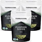 Terrasoul Superfoods Organic Pumpkin Seeds, 6 Lbs - Premium Quality, Fresh, Raw, Unsalted